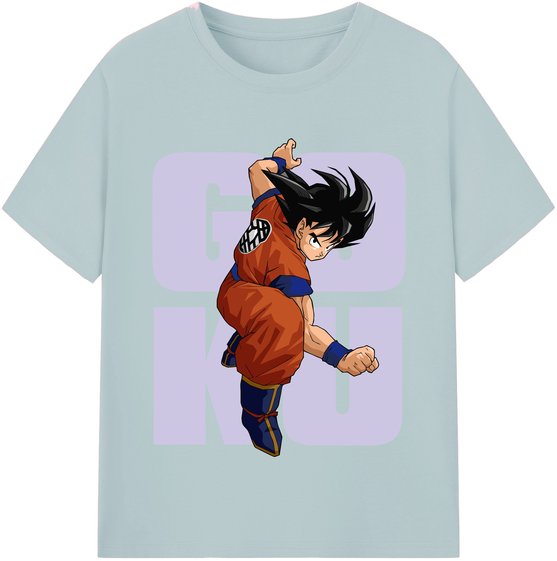 （画像用） ドラゴンボール 孫悟空（そん ごくう）Son Goku カカロット DRAGON BALL Kakarotto 綿100％半袖Tシャツ（フロントプリント）